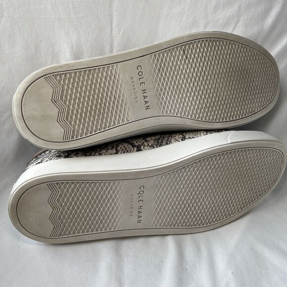 Cole Haan 9 B W15430 Grandpro Spectator 2.0 Sneakers Gray Black White Snake EUC - Picture 12 of 14